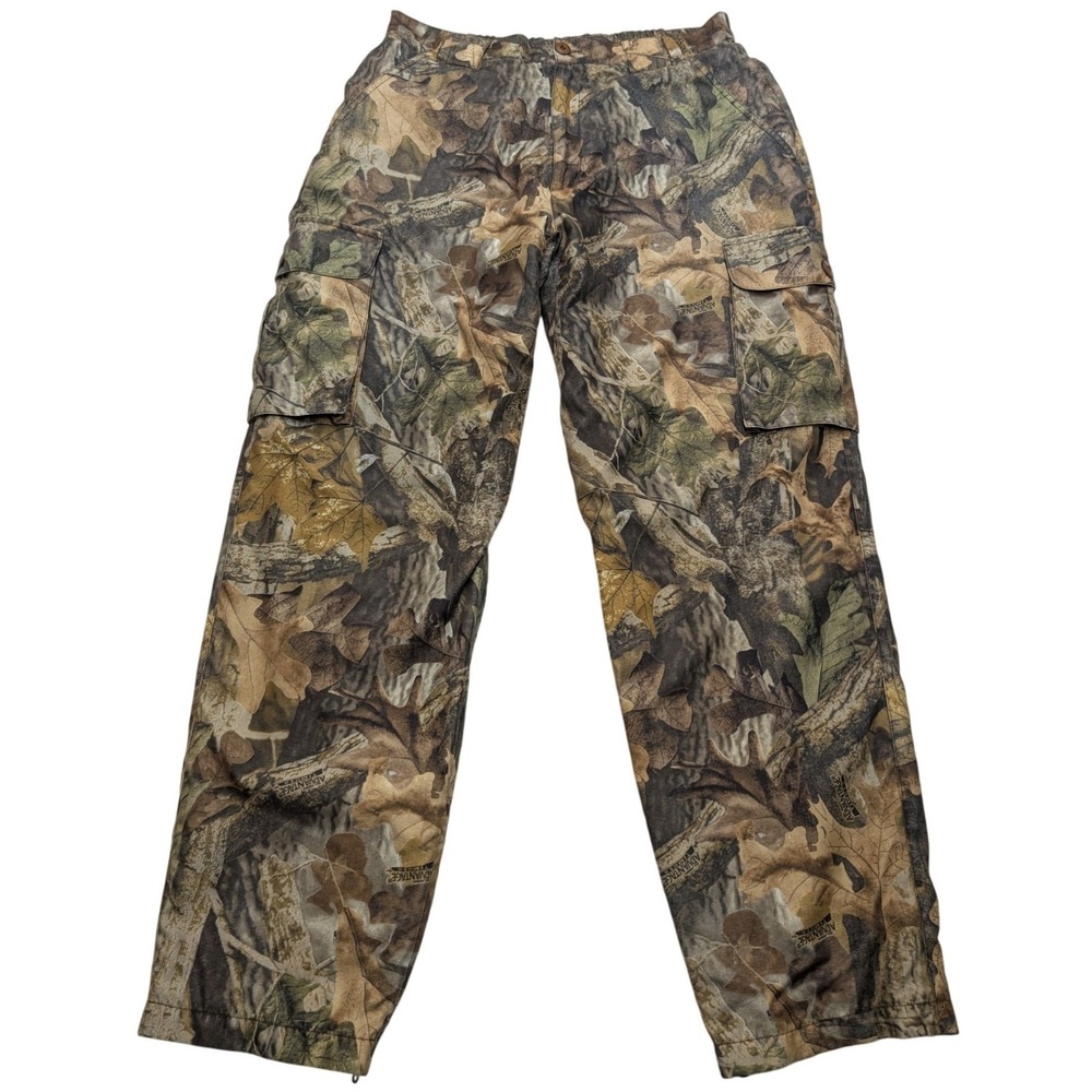 Whitewater Outdoors Cargo Pants Mens Large Brown Advantage Timber Camo Gore Wind